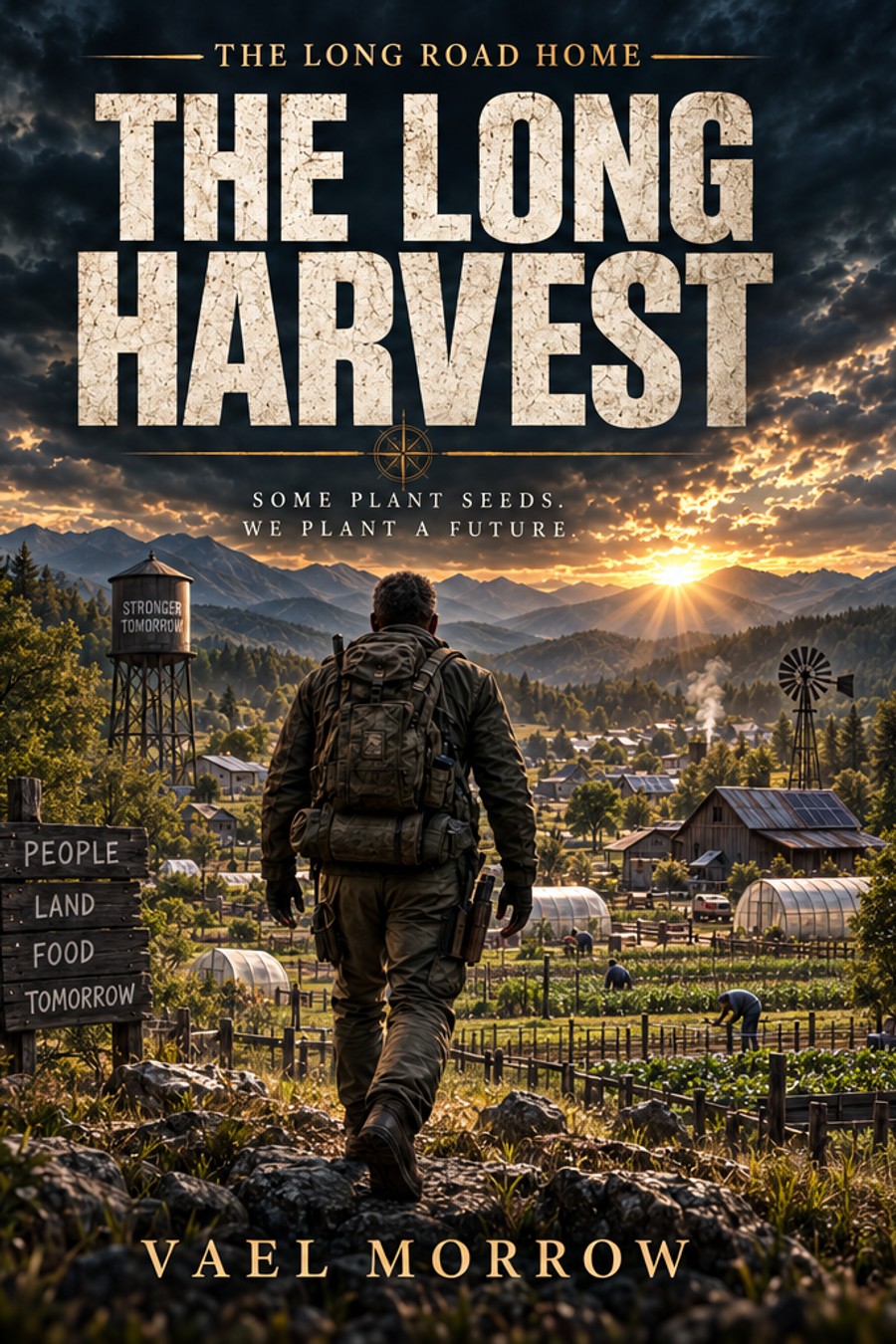 The Long Harvest by Vael Morrow front cover