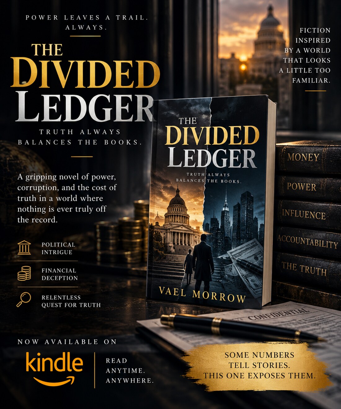 The Divided Ledger by Vael Morrow book rendering